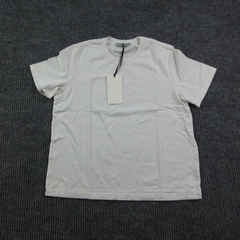 SAINT SIRÈNE Shirt Mens S White Bestfriend Tee Cotton Crew Neck Logo NWT
